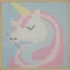 Pink Unicorn - Latch Hook Kit for Kids
