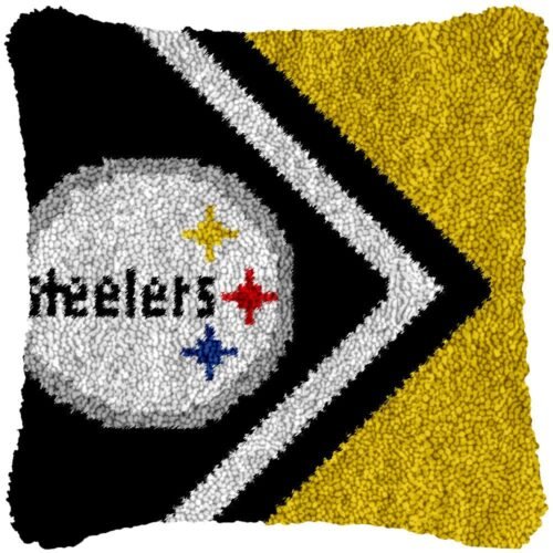 Pittsburgh Steelers - Latch Hook Pillow Kit