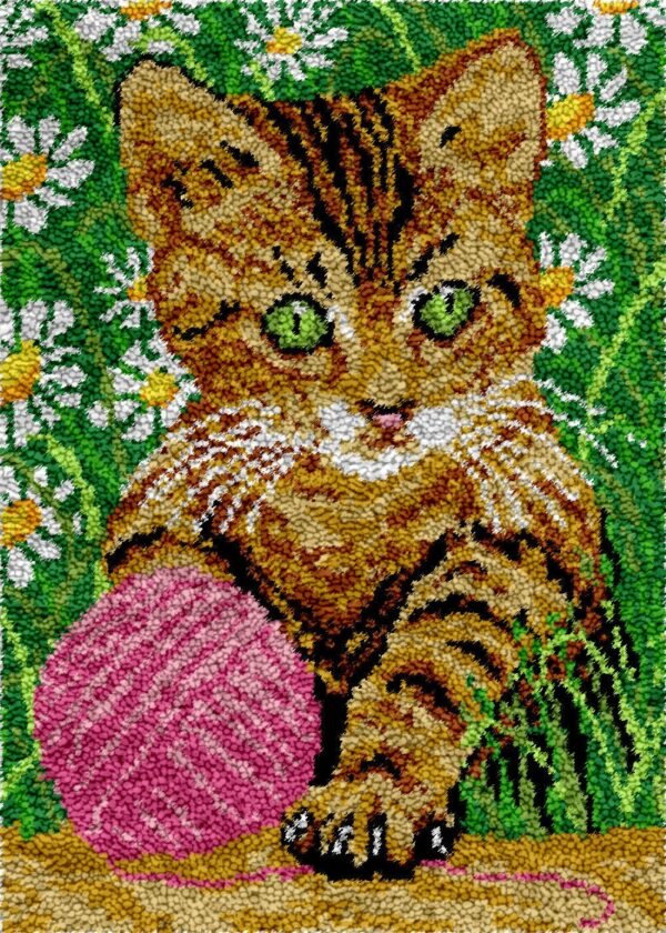 Playtime with Yarn - Latch Hook Rug Kit
