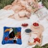 Poised Pelican - Latch Hook Pillow Kit