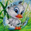Pretty Chickling - Latch Hook Rug Kit