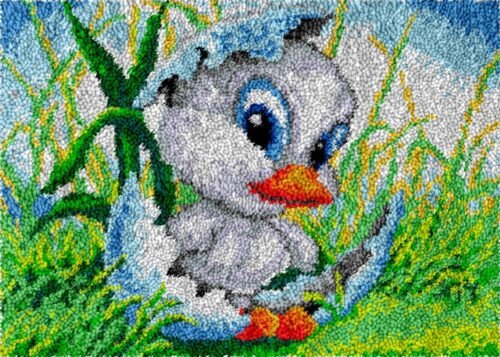 Pretty Chickling - Latch Hook Rug Kit