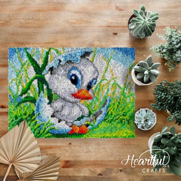 Pretty Chickling - Latch Hook Rug Kit