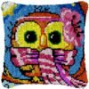 Pretty in Pink - Latch Hook Pillow Kit