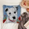 Puppy Love - Latch Hook Pillow Kit