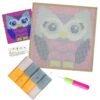 Purple Owl - Latch Hook Kit for Kids