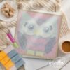 Purple Owl - Latch Hook Kit for Kids
