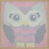 Purple Owl - Latch Hook Kit for Kids
