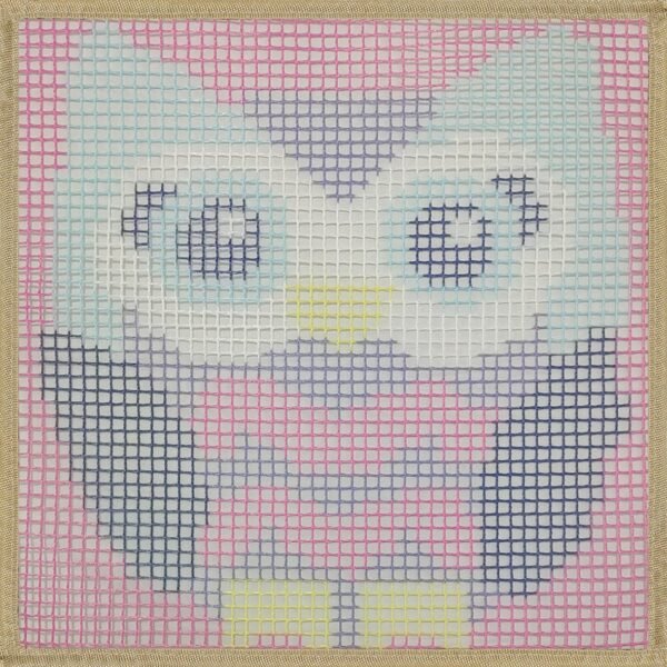 Purple Owl - Latch Hook Kit for Kids