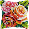 Radiant Roses - Latch Hook Pillowcase Kit