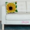Radiant Sunflower - Latch Hook Pillow Kit