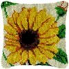 Radiant Sunflower - Latch Hook Pillow Kit