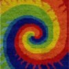 Rainbow Swirl - Latch Hook Rug Kit