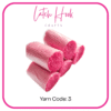 Raspberry Sorbet Latch Hook Yarn