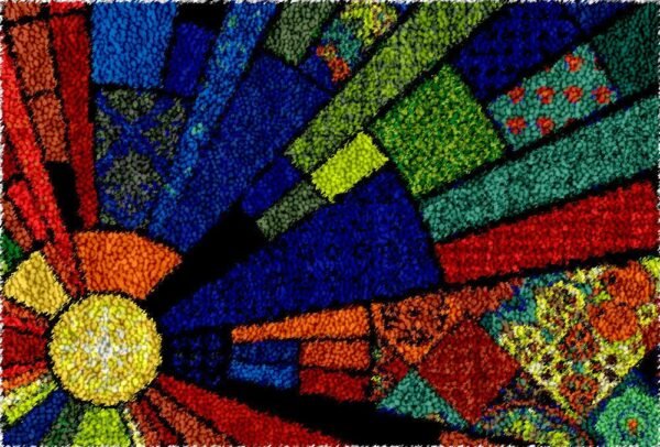Rays of the Sunshine - Latch Hook Rug Kit