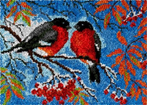 Red-Breasted Meadowlark - Latch Hook Rug Kit