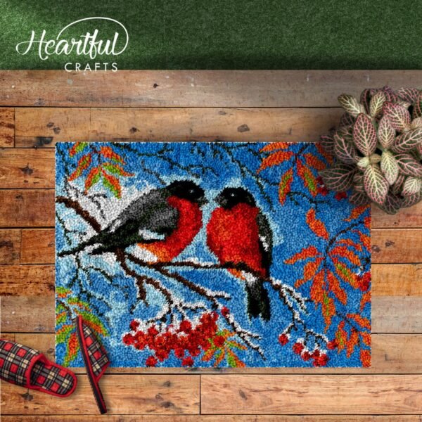 Red-Breasted Meadowlark - Latch Hook Rug Kit