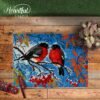 Red-Breasted Meadowlark - Latch Hook Rug Kit
