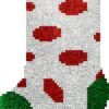 Red Dots - Latch Hook Stockings Kit