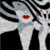 Red Lips - Latch Hook Rug Kit