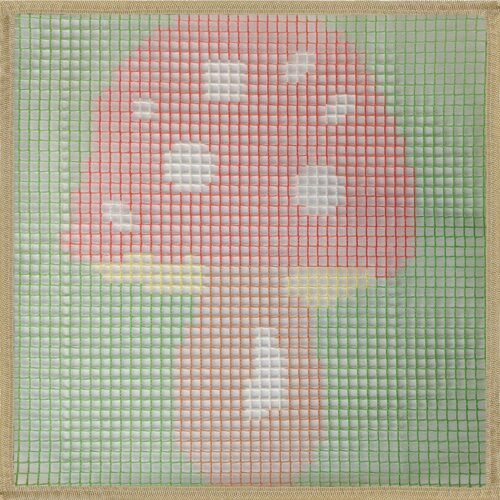 Red Mushroom - Latch Hook Kit for Kids