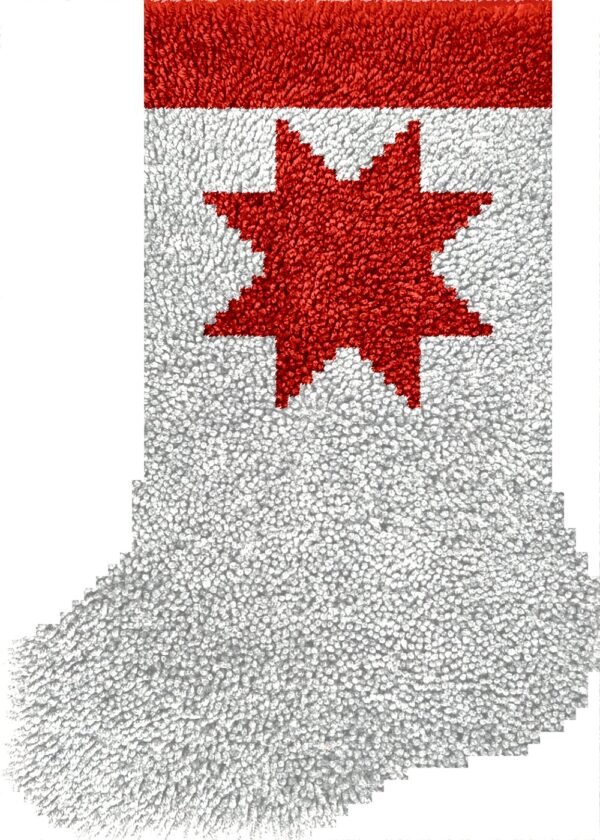 Red Star - Latch Hook Stockings Kit