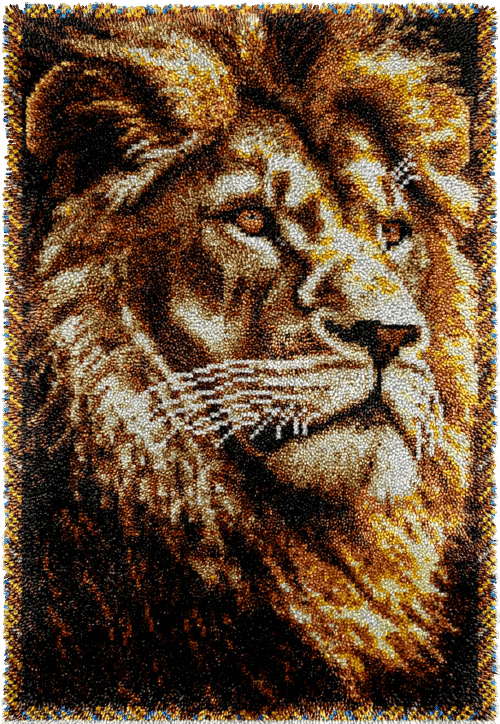 Regal King - Latch Hook Rug Kit