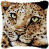 Resting Cheetah - Latch Hook Pillow Kit