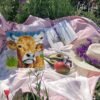 Roaming Cow - Latch Hook Pillow Kit