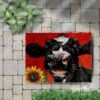 Romantic Cow - Latch Hook Rug Kit