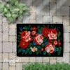 Rose Bush - Latch Hook Rug Kit