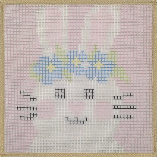 Rosy Cheek Bunny - Latch Hook Kit for Kids