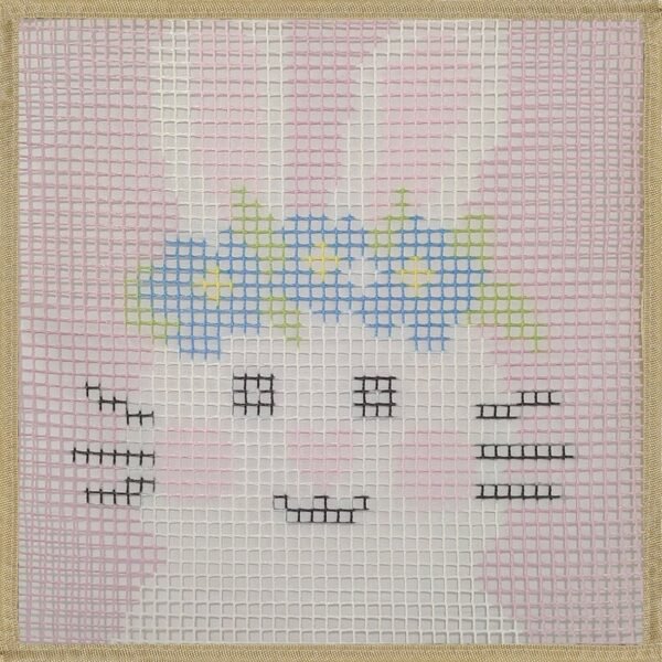 Rosy Cheek Bunny - Latch Hook Kit for Kids