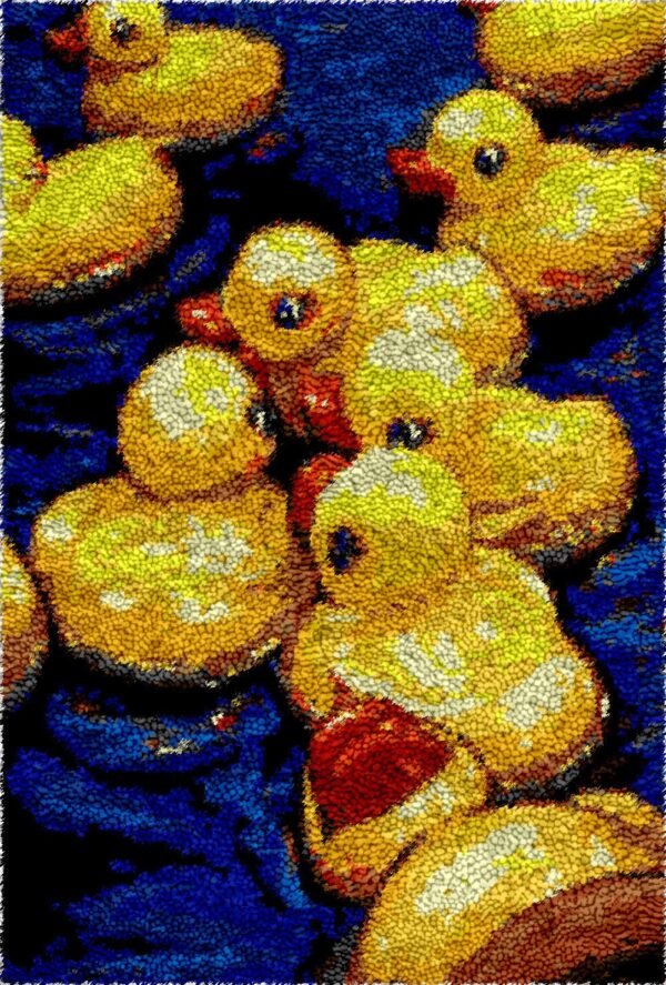 Rubber Ducky - Latch Hook Rug Kit