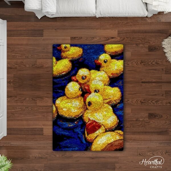 Rubber Ducky - Latch Hook Rug Kit