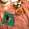 Rufous Hummingbird - Latch Hook Pillow Kit