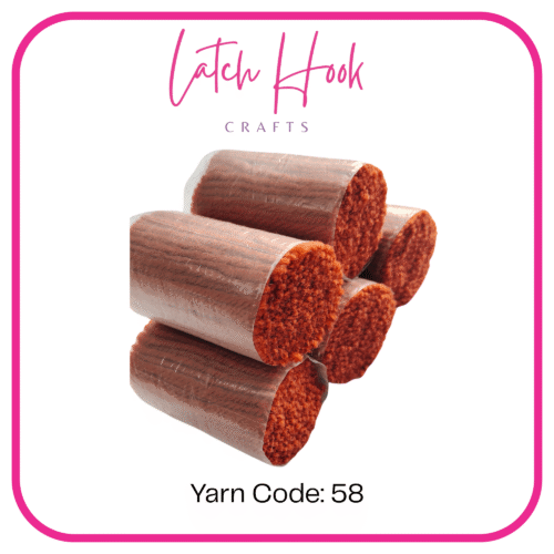 Rusty Ember Latch Hook Yarn