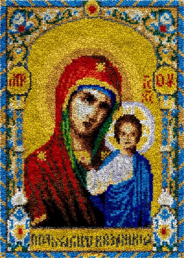 Sacred Portrait - Latch Hook Rug Kit