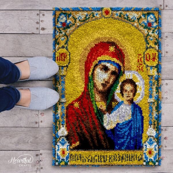 Sacred Portrait - Latch Hook Rug Kit