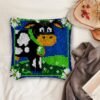 Sad Cow - Latch Hook Pillow Kit