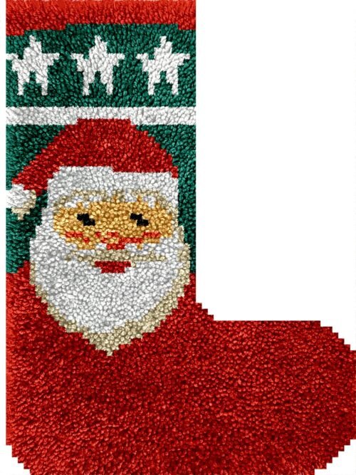 Santa Baby - Latch Hook Stockings Kit