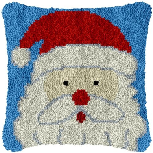 Santa Claus - Latch Hook Pillow Kit