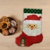 Santa Claus - Latch Hook Stockings Kit