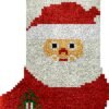 Santa Claus - Latch Hook Stockings Kit