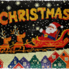 Santa's Sleigh Ride - Latch Hook Rug kit