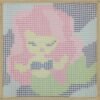Saucy Mermaid - Latch Hook Kit for Kids
