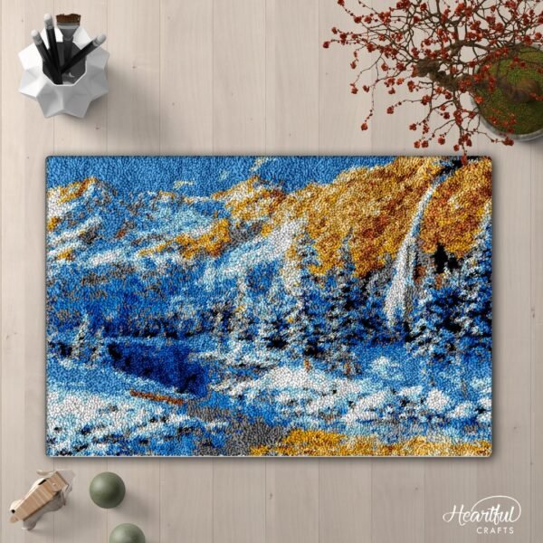 Scenic Winter - Latch Hook Rug kit
