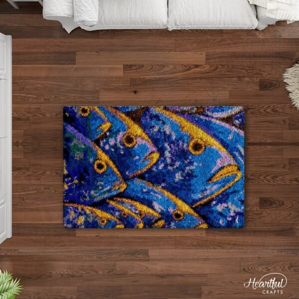 School of Fish - Latch Hook Rug Kit