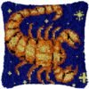Scorpio - Latch Hook Pillow Kit