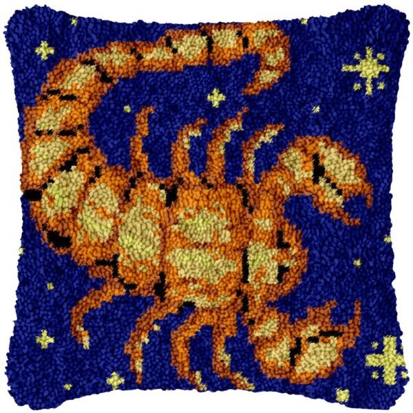 Scorpio - Latch Hook Pillow Kit